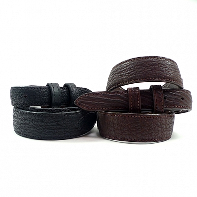 TAPER SHARK SKIN BELT