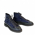 PACIFICA BLUE SUEDE RUBBER SOLE LACE UP HIGH TOP