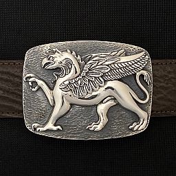 GRIFFIN STERLING TROPHY BUCKLE