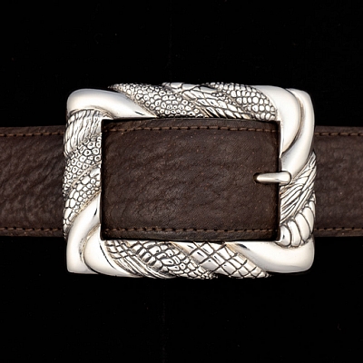 TWIST DINO SKIN GARRISON BUCKLE 1 1/2”